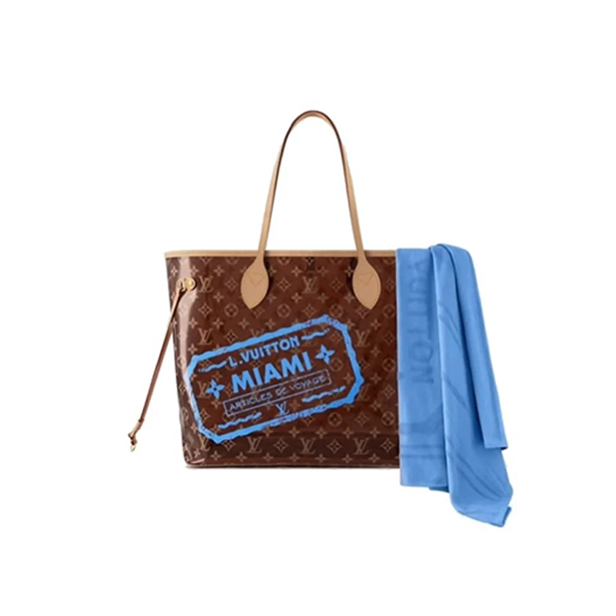 LOUIS VUITTON MASTER NEVERFULL GM MONOGRAM PVC M14991  (39*32*19cm)